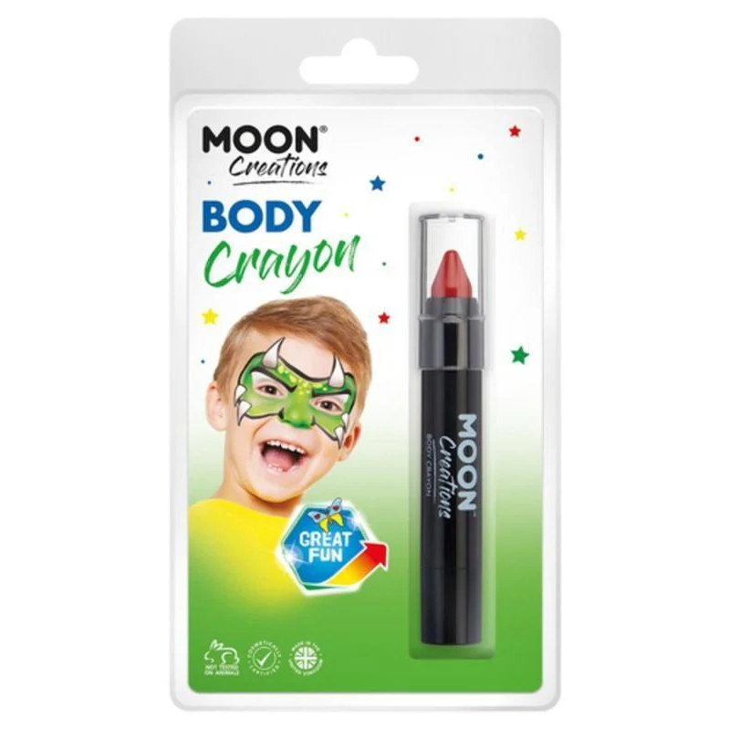 Moon Creations Body Crayons, Red - Image 3