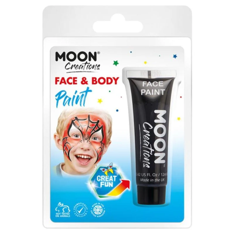 Moon Creations Face & Body Paint, Black - Image 3