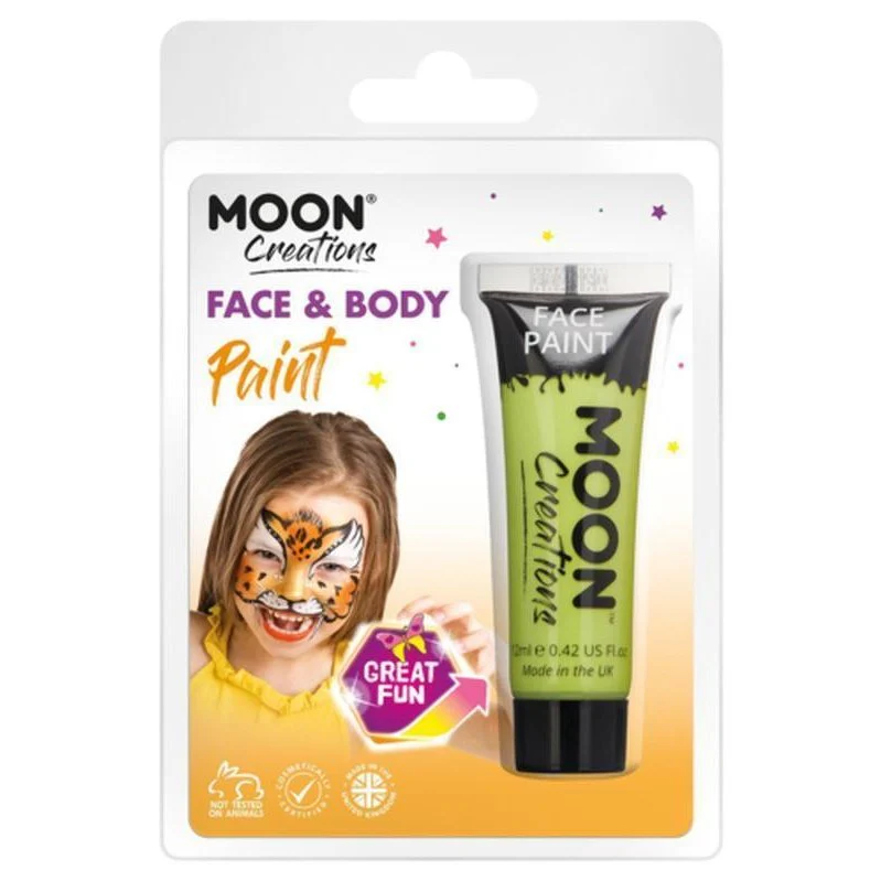 Moon Creations Face & Body Paint, Lime Green - Image 3