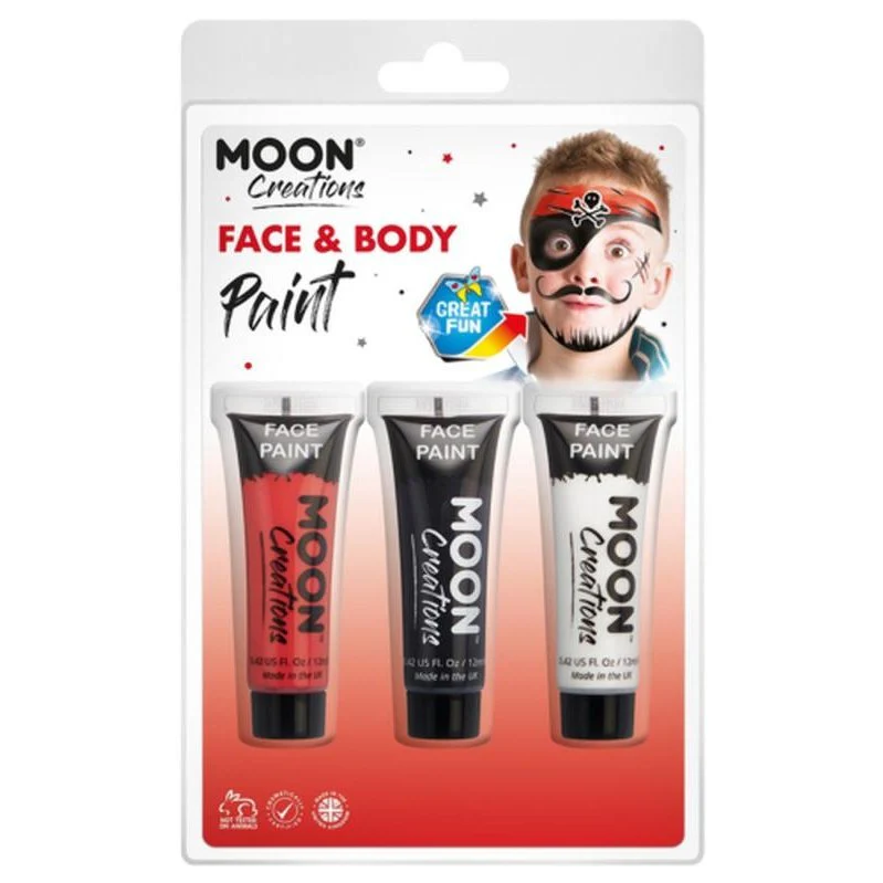 Moon Creations Face & Body Paint, Pirate