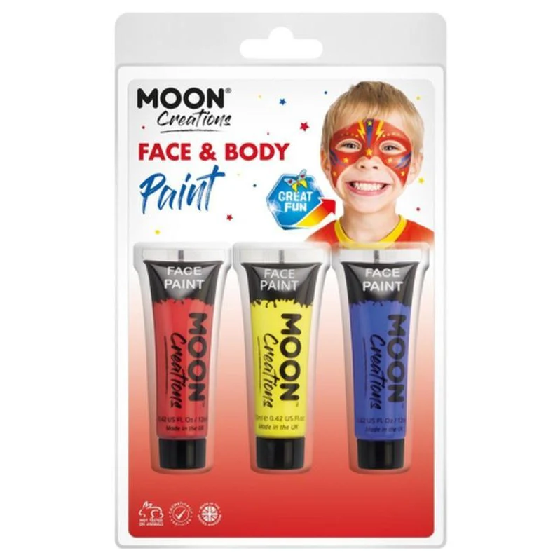 Moon Creations Face & Body Paint, Superhero