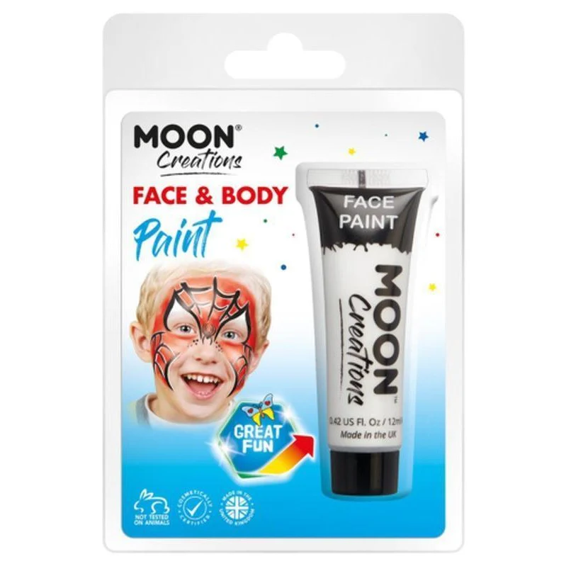 Moon Creations Face & Body Paint, White - Image 3