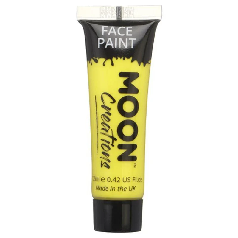Moon Creations Face & Body Paint, Yellow - Image 2