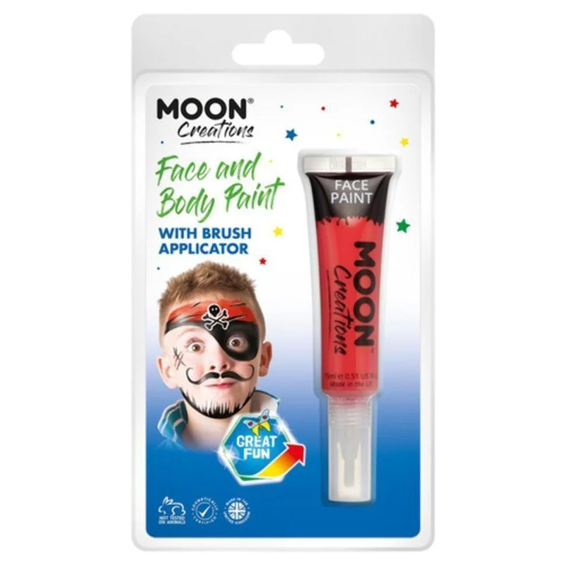 Moon Creations Face & Body Paints, Red - Image 3