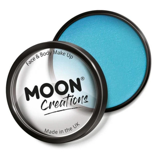 Moon Creations Pro Face Paint Cake Pot, Aqua - Image 2