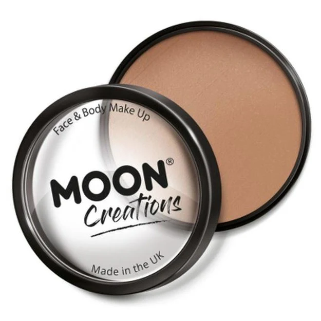 Moon Creations Pro Face Paint Cake Pot, Beige - Image 2