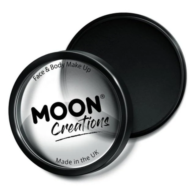 Moon Creations Pro Face Paint Cake Pot, Black - Image 2