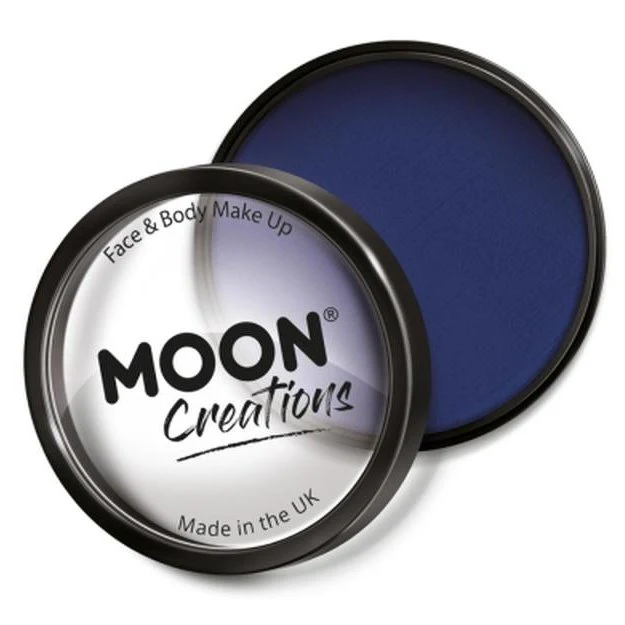 Moon Creations Pro Face Paint Cake Pot, Dark Blue - Image 2