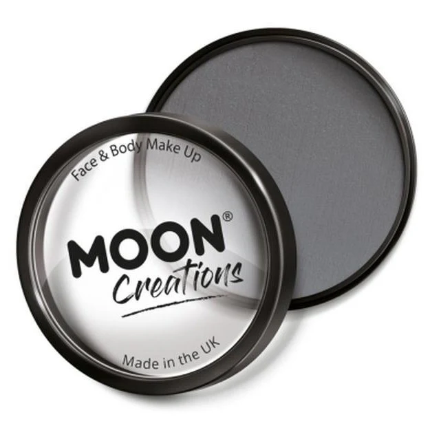 Moon Creations Pro Face Paint Cake Pot, Dark Grey
