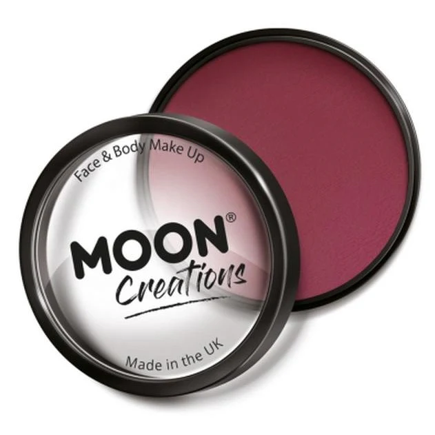Moon Creations Pro Face Paint Cake Pot, Dark Pink
