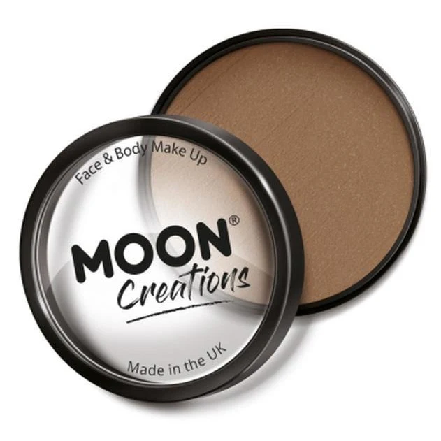 Moon Creations Pro Face Paint Cake Pot, Light Brow - Image 2