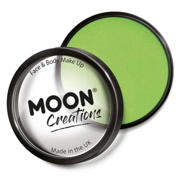 Moon Creations Pro Face Paint Cake Pot, Light Green