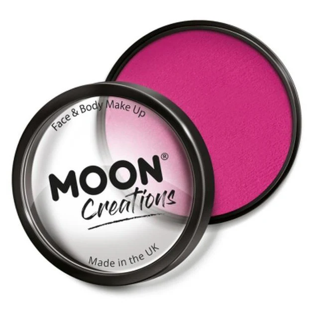 Moon Creations Pro Face Paint Cake Pot, Magenta - Image 2