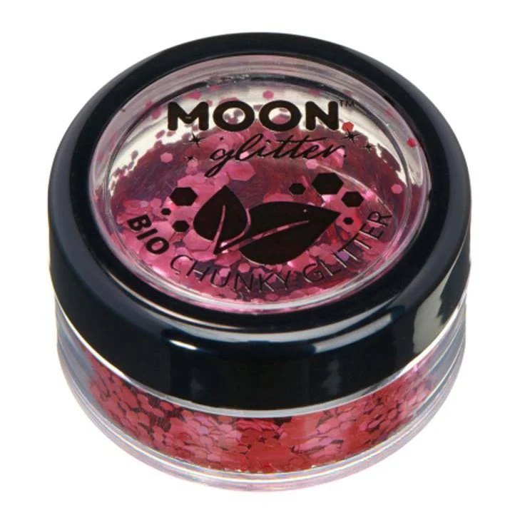 Moon Glitter Bio Chunky Glitter, Rose - Image 2