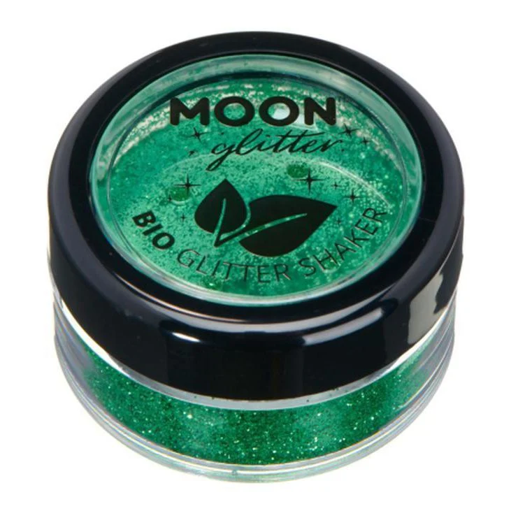 Moon Glitter Bio Glitter Shakers, Green - Image 2