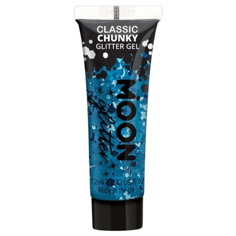 Moon Glitter Classic Chunky Glitter Gel, Blue - Image 2