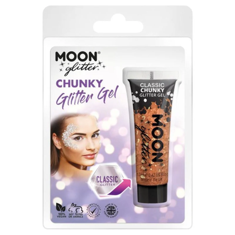 Moon Glitter Classic Chunky Glitter Gel, Copper - Image 3