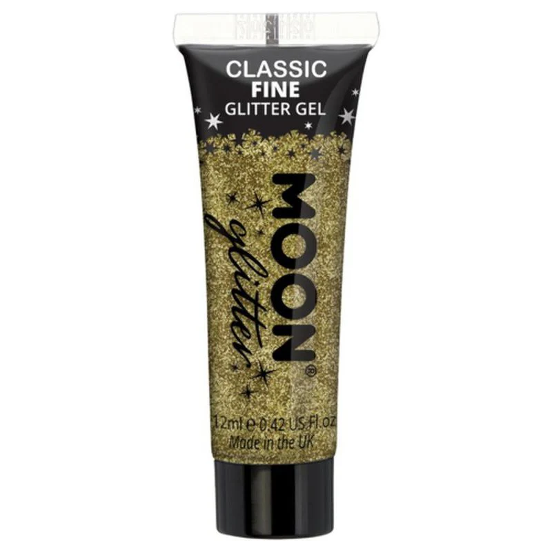 Moon Glitter Classic Fine Glitter Gel, Gold