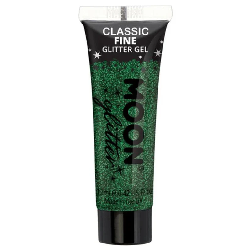 Moon Glitter Classic Fine Glitter Gel, Green - Image 2