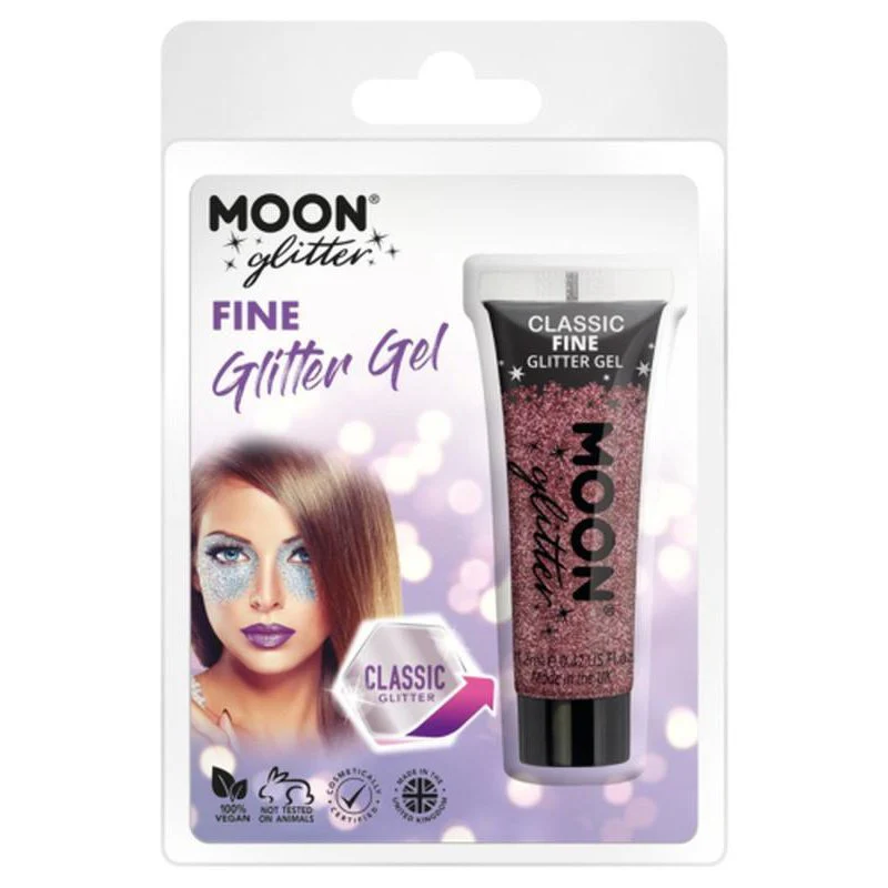 Moon Glitter Classic Fine Glitter Gel, Pink - Image 3