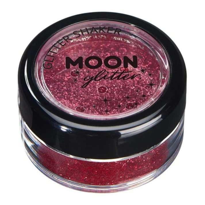 Moon Glitter Classic Fine Glitter Shakers, Red - Image 2