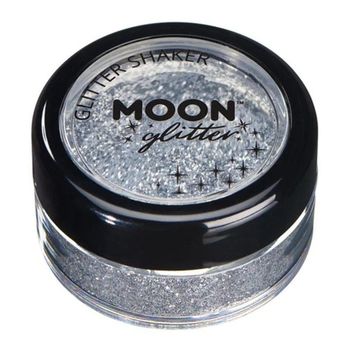 Moon Glitter Classic Fine Glitter Shakers, Silver
