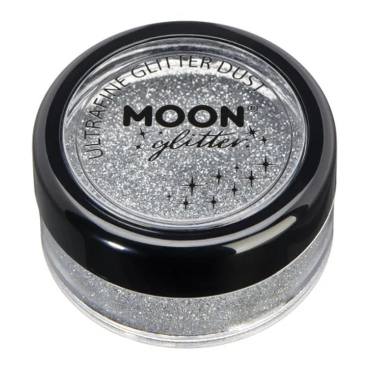 Moon Glitter Classic Ultrafine Glitter Dust, Silver