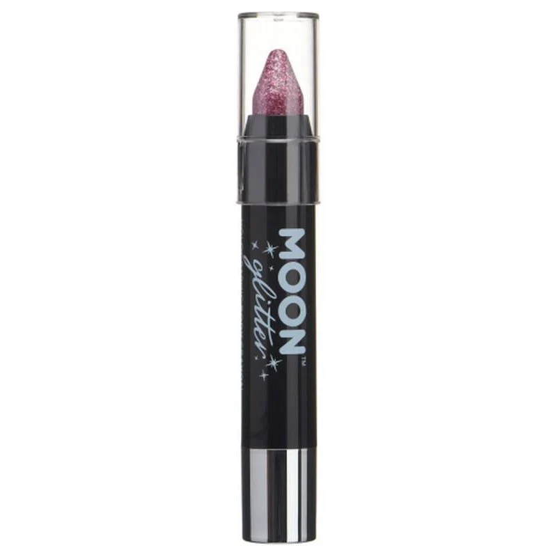 Moon Glitter Holographic Body Crayons, Pink - Image 3