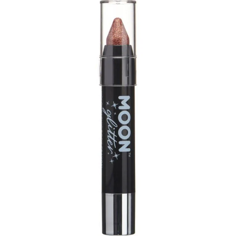 Moon Glitter Holographic Body Crayons, Rose Gold - Image 2