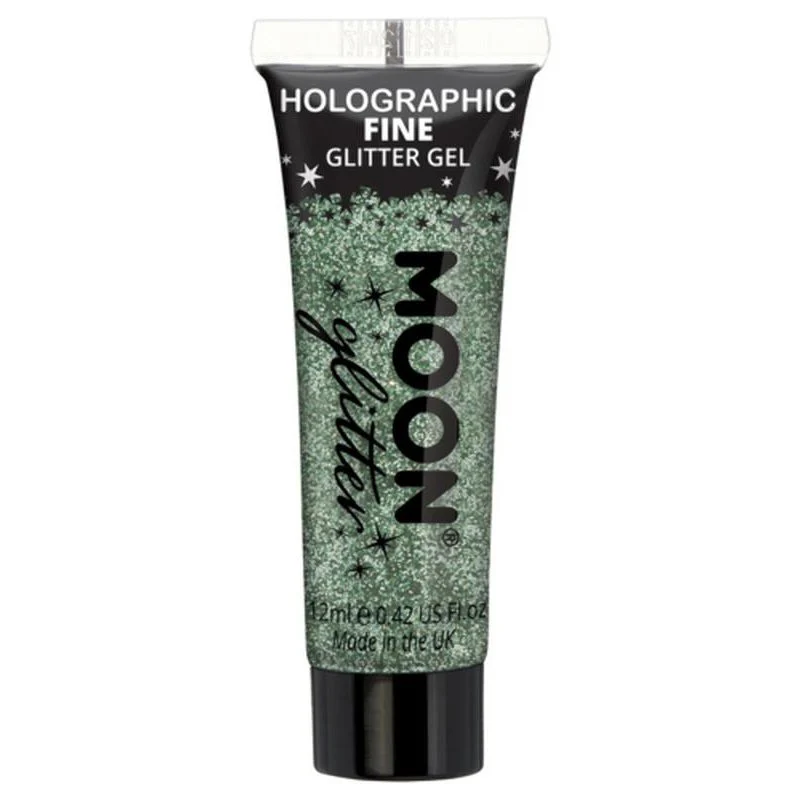 Moon Glitter Holographic Fine Glitter Gel, Green