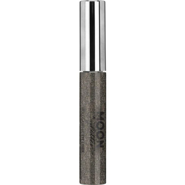 Moon Glitter Holographic Glitter Eye Liner, Black - Image 2