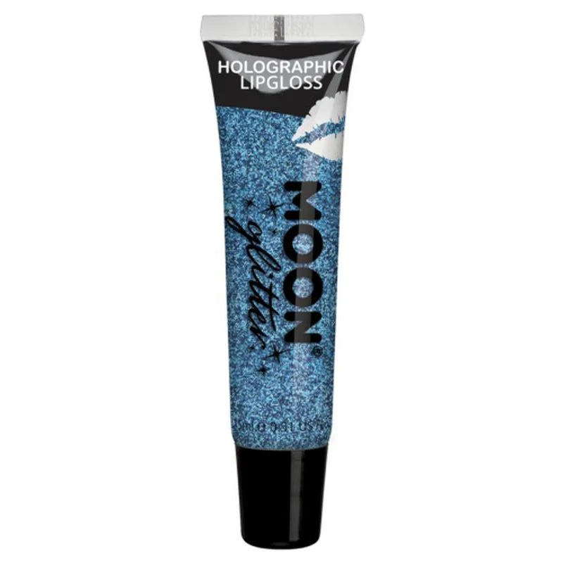 Moon Glitter Holographic Glitter Lipgloss, Blue - Image 2