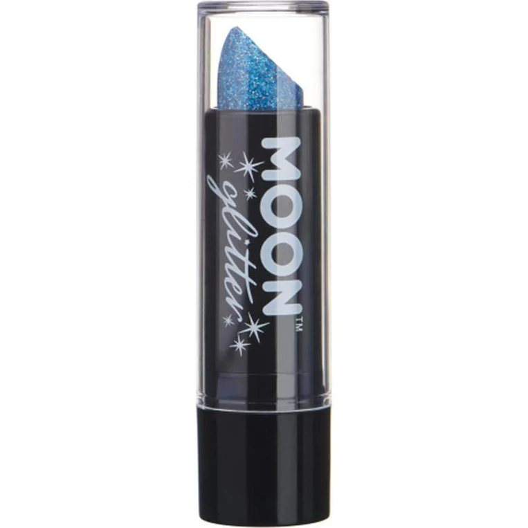 Moon Glitter Holographic Glitter Lipstick, Blue - Image 2