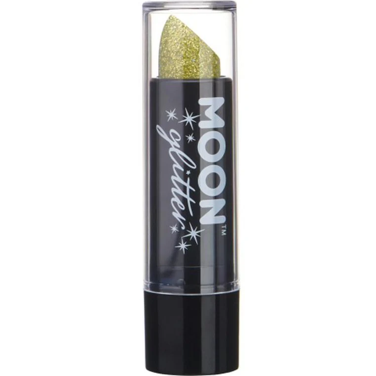 Moon Glitter Holographic Glitter Lipstick, Gold - Image 2