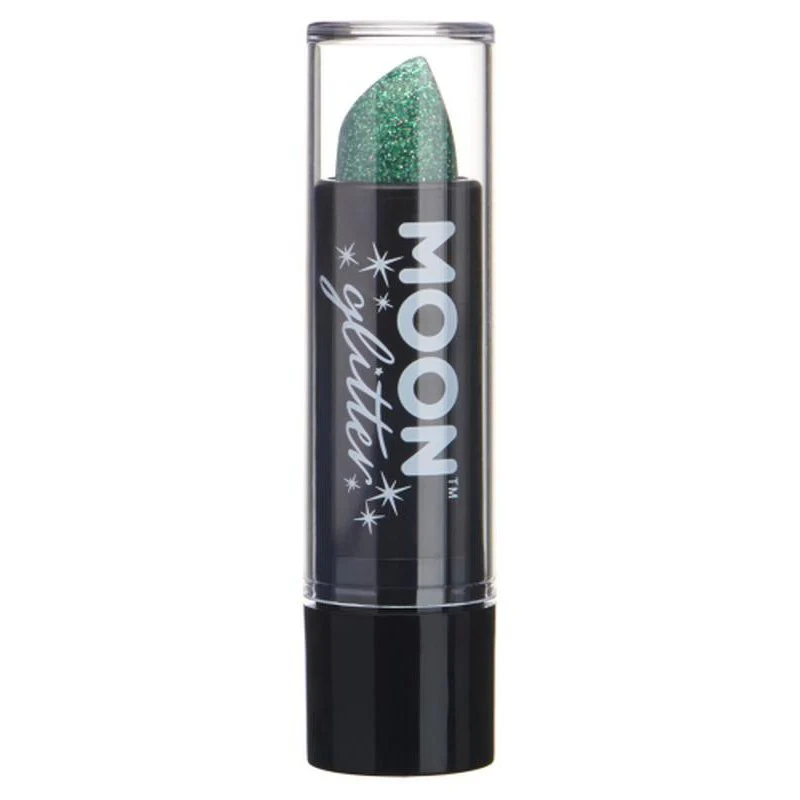 Moon Glitter Holographic Glitter Lipstick, Green - Image 2