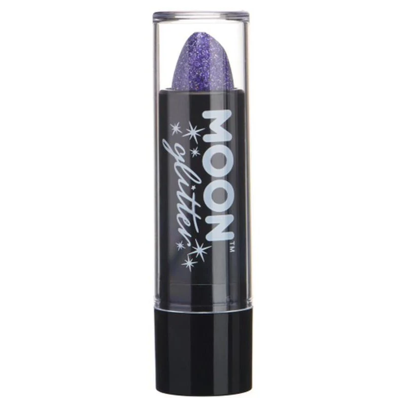 Moon Glitter Holographic Glitter Lipstick, Purple - Image 2