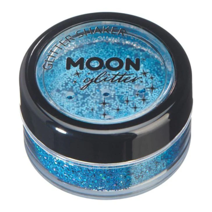 Moon Glitter Holographic Glitter Shakers, Blue