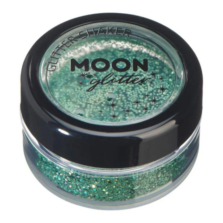 Moon Glitter Holographic Glitter Shakers, Green - Image 2