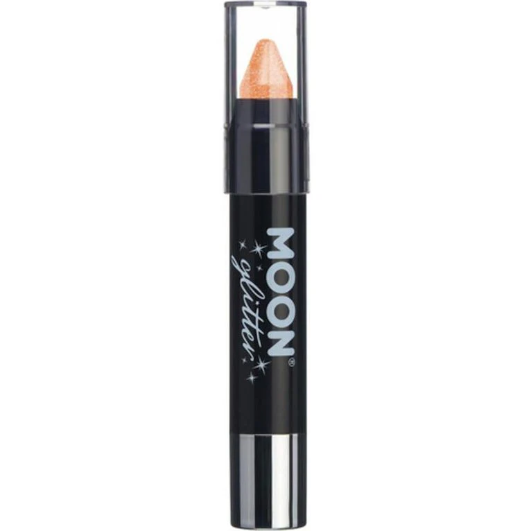 Moon Glitter Iridescent Body Crayons, Orange - Image 2