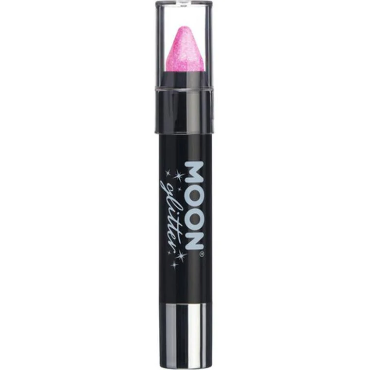 Moon Glitter Iridescent Body Crayons, Pink - Image 2