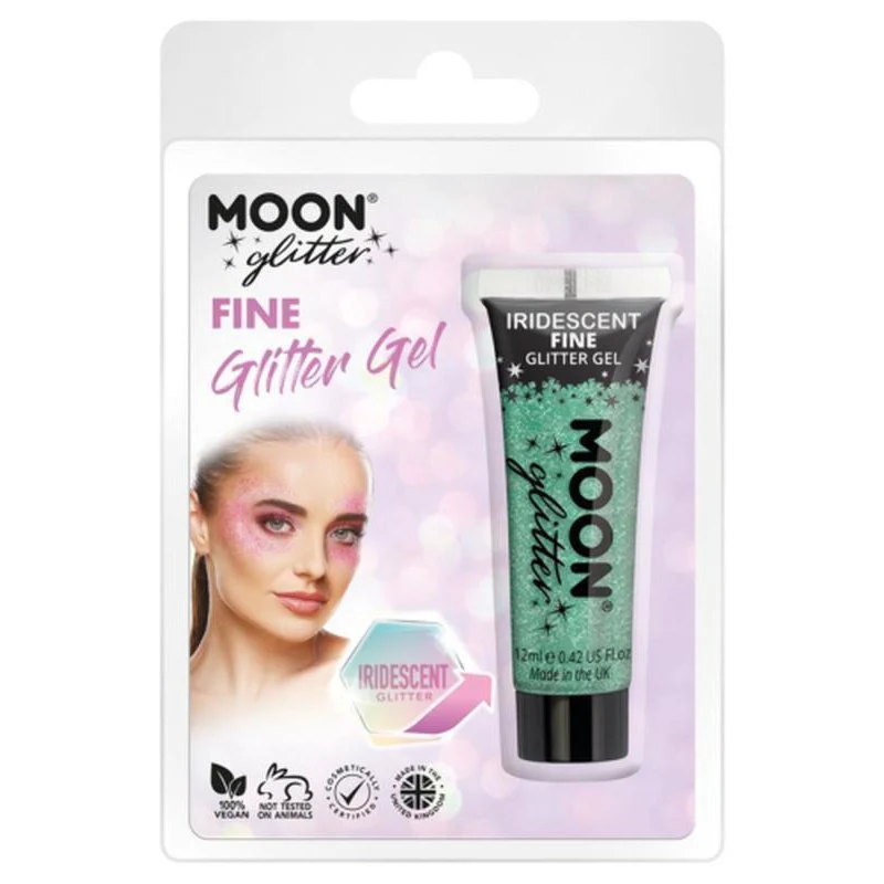 Moon Glitter Iridescent Glitter Gel, Green - Image 2