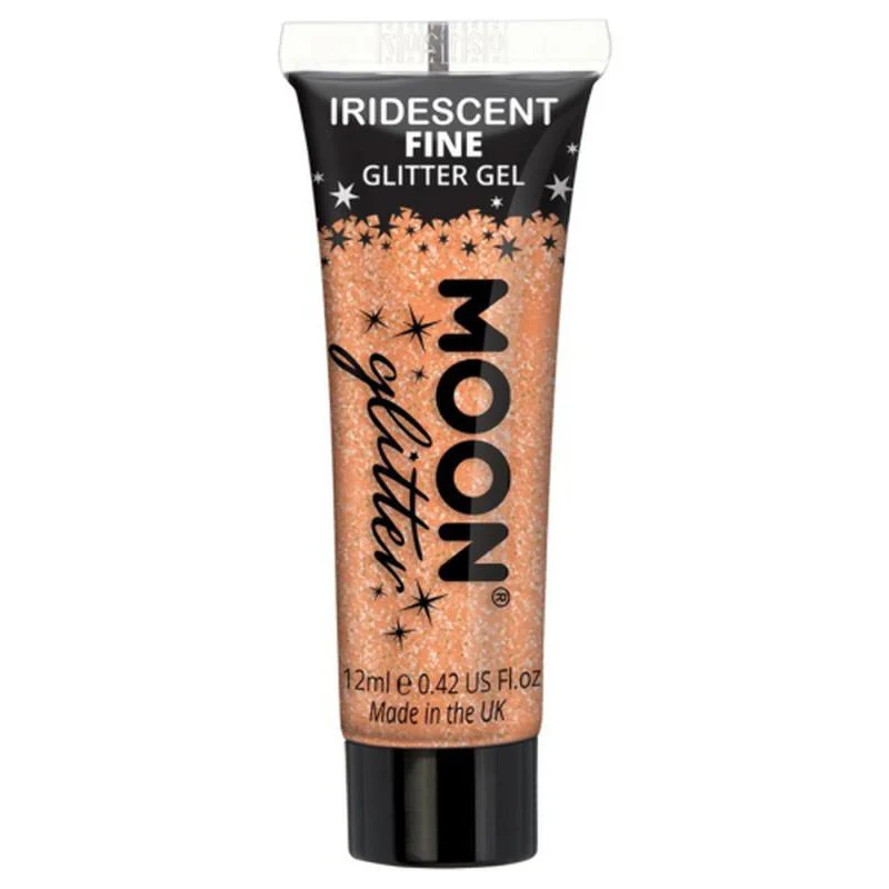 Moon Glitter Iridescent Glitter Gel, Orange