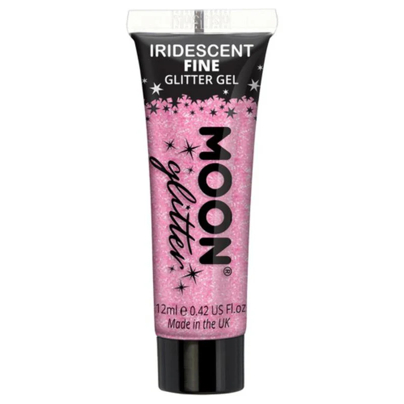 Moon Glitter Iridescent Glitter Gel, Pink