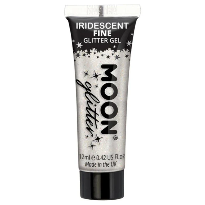 Moon Glitter Iridescent Glitter Gel, White - Image 2