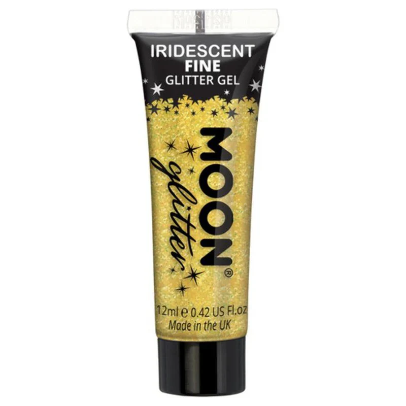 Moon Glitter Iridescent Glitter Gel, Yellow