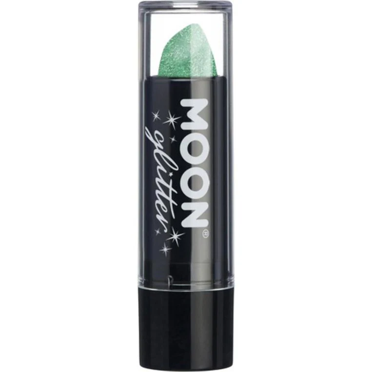 Moon Glitter Iridescent Glitter Lipstick, Green - Image 2