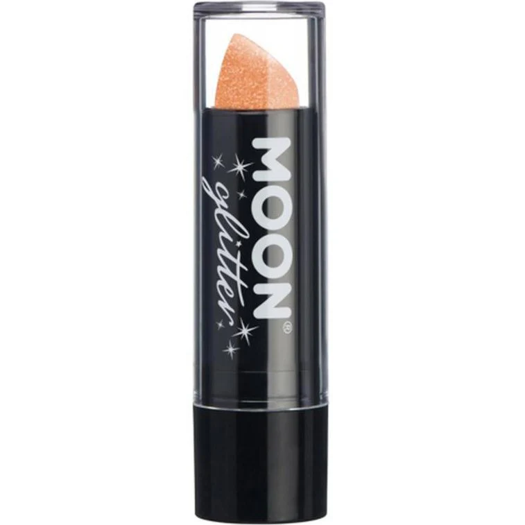 Moon Glitter Iridescent Glitter Lipstick, Orange - Image 2
