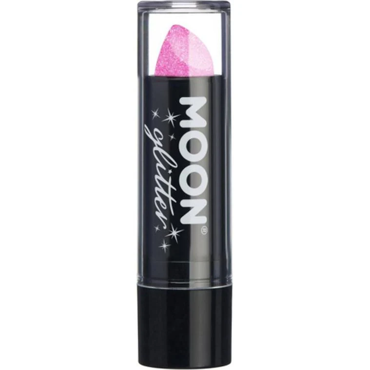 Moon Glitter Iridescent Glitter Lipstick, Pink - Image 2