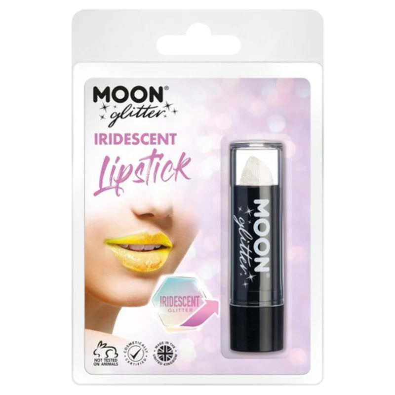 Moon Glitter Iridescent Glitter Lipstick, White - Image 3
