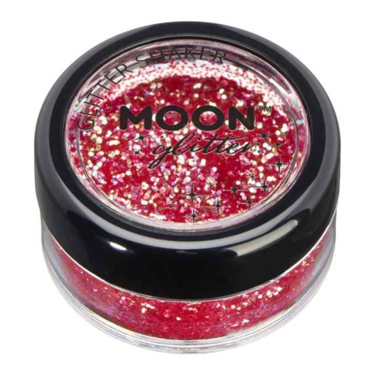 Moon Glitter Iridescent Glitter Shakers, Cherry